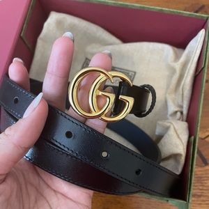 Gucci black belt